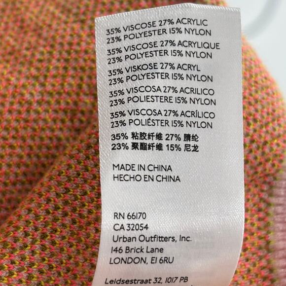Anthropologie Maeve Pink Plaid Boat Neck Sweater - Picture 10 of 11
